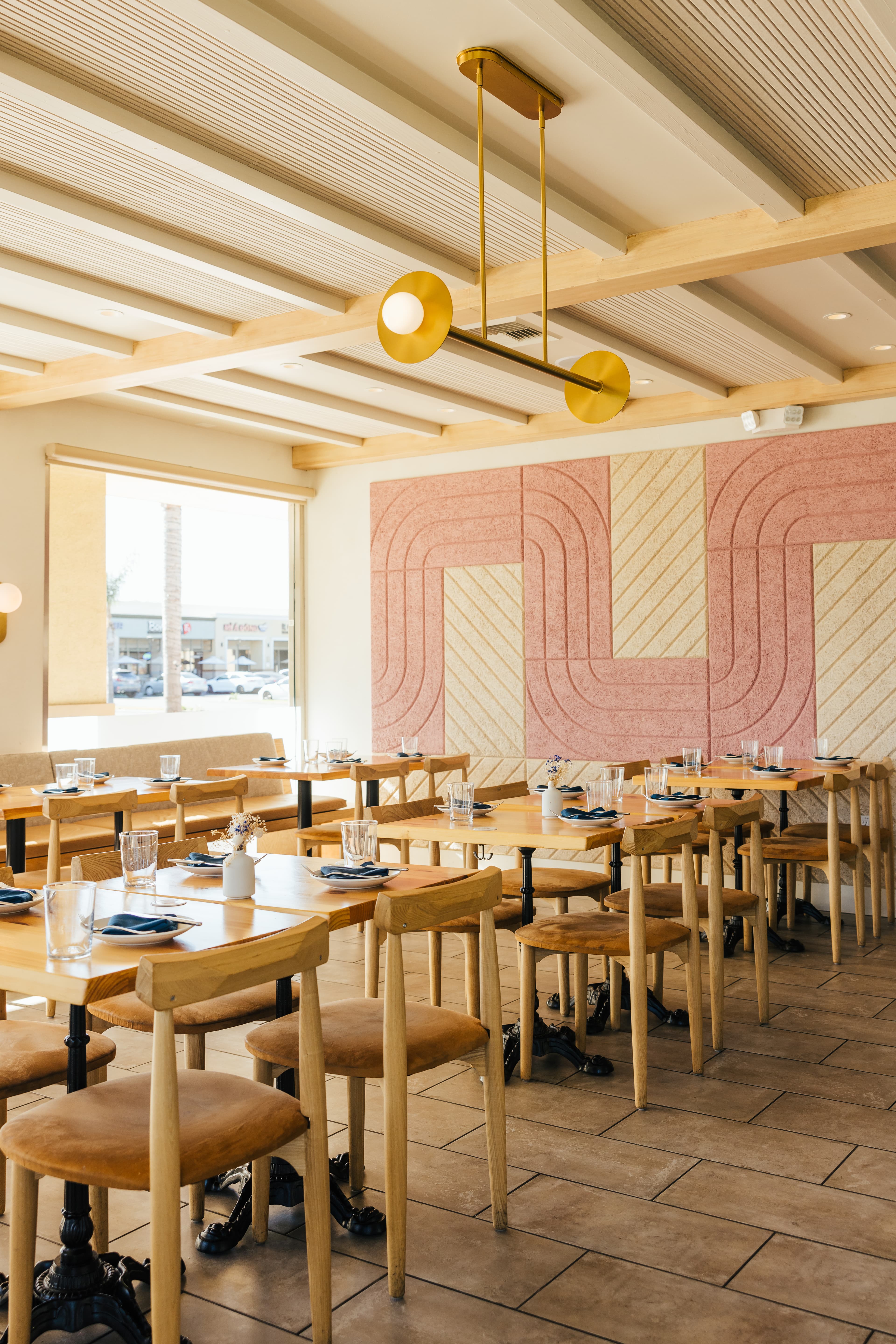 Elegant group dining setup at a Kei Concepts restaurant
